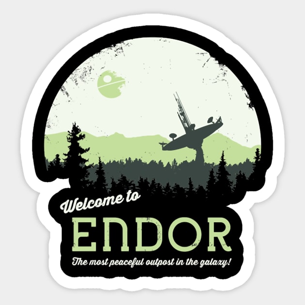 Welcome To Endor Sticker by KimberleeScomapu